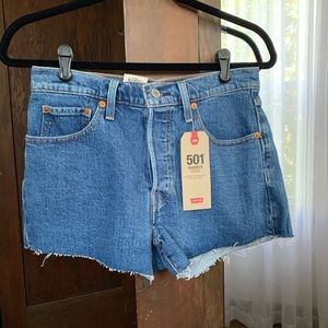 Levi’s 501 shorts, new with tags